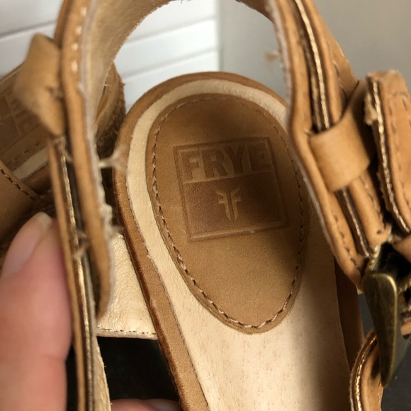 Frye Bridget Ornament women’s leather wedges - Picture 7 of 10